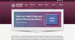 Desktop Screenshot of evokepr.com